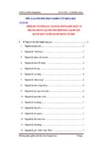 đề tài trình bày về nội dung vận dụng những kiến thức về phương pháp luận, phưong pháp sáng tạo để giải quyết một vấn đề nào đó trong tin học   luận văn, đồ án, đề tài tốt nghiệp