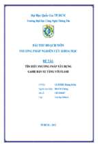 đề tài tìm hiểu phương pháp xây dựng game bắn xe tăng với flash   luận văn, đồ án, đề tài tốt nghiệp