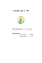 Triển khai dịch vụ vpn   luận văn, đồ án, đề tài tốt nghiệp