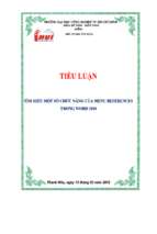 Tiểu luận tìm hiểu một số chức năng của menu references trong word 2010   luận văn, đồ án, đề tài tốt nghiệp