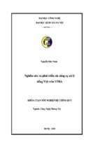 Khóa luận nghiên cứu và phát triển các công cụ xử lý tiếng việt trên uima   luận văn, đồ án, đề tài tốt nghiệp
