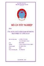 đề tài ứng dụng phần mềm psim mô phỏng mạch điện tử công suất   luận văn, đồ án, đề tài tốt nghiệp