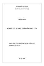 Khóa luận nghiên cứu sự phát triển của virut cúm   luận văn, đồ án, đề tài tốt nghiệp