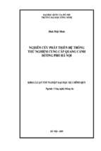 Khóa luận nghiên cứu phát triển hệthống thửng hiệm cung cấp quang cảnh đường phố hà nội   luận văn, đồ án, đề tài tốt nghiệp