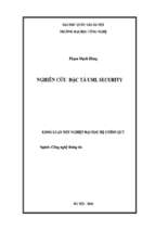 Nghiên cứu đặc tả uml security   luận văn, đồ án, đề tài tốt nghiệp