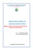 đề tài ứng dụng các phương pháp luận sáng tạo để giải quyết các vấn đề tin học   luận văn, đồ án, đề tài tốt nghiệp