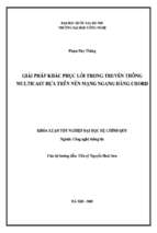 Khóa luận giải pháp khắc phục lỗi trong truyền thông multicast dựa trên nền mạng ngang hàng chord   luận văn, đồ án, đề tài tốt nghiệp