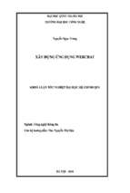 Khóa luận xây dựng ứng dụng webchat  