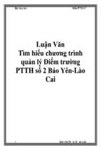 Luận văn tìm hiểu chương trình quản lý điểm trường ptth số 2 bảo yên   lào cai   luận văn, đồ án, đề tài tốt nghiệp