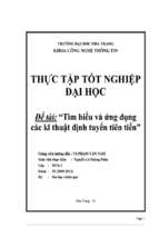 đề tài tìm hiểu và ứng dụng các kĩ thuật định tuyến tiên tiến   luận văn, đồ án, đề tài tốt nghiệp