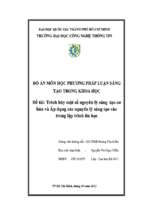 đề tài trình bày một số nguyên lý sáng tạo cơ bản và áp dụng các nguyên lý sáng tạo vào trong lập trình tin học   luận văn, đồ án, đề tài tốt nghiệp
