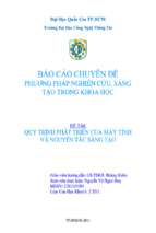 đề tài quy trình phát triển của máy tính và nguyên tắc sáng tạo   luận văn, đồ án, đề tài tốt nghiệp