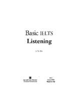 Basic ielts listening (link tải audio ở trang cuối)