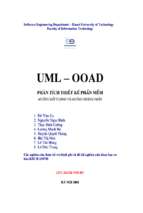 Uml – ooad phân tích thiết kế phần mềm   luận văn, đồ án, đề tài tốt nghiệp