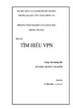 Tìm hiểu vpn   luận văn, đồ án, đề tài tốt nghiệp
