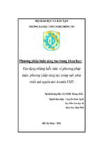 Phương pháp luận sáng tạo trong khoa học_ vận dụng những kiến thức về phương pháp luận, phương pháp sáng tạo trong việc phát triển mã nguồn mở joomla cms   luận văn, đồ án, đề tài tốt nghiệp