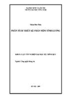 Khóa luận phân tích thiết kế phần mềm tính lương   luận văn, đồ án, đề tài tốt nghiệp