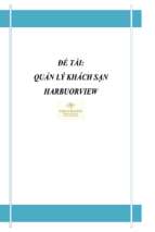 Quản lý khách sạn harbuorview   luận văn, đồ án, đề tài tốt nghiệp