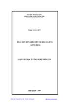 Luận văn phát hiện biên, biểu diễn fourier elliptic và ứng dụng   luận văn, đồ án, đề tài tốt nghiệp