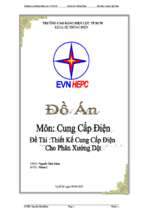 đề tài thiết kế cung cấp điện cho phân xưởng dệt   luận văn, đồ án, đề tài tốt nghiệp