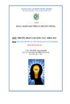 đề tài ứng dụng nguyên tắc (thủ thuật) sáng tạo cơ bản trong phần mềm matlab   luận văn, đồ án, đề tài tốt nghiệp