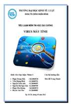 Môn tin học đại cương   virus máy tính   luận văn, đồ án, đề tài tốt nghiệp