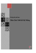Phân tích thiết kế hệ thống   luận văn, đồ án, đề tài tốt nghiệp