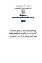 đề tài ứng dụng các nguyên tắc, các phương pháp sáng tạo để giái quyết các vấn đề bài toán trong tin học”
