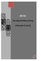 đề tài xây dựng hệ thống chương trình quản lý cán bộ   luận văn, đồ án, đề tài tốt nghiệp