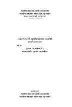 đề tài quản trị mạng và nghi thức quản trị mạng   luận văn, đồ án, đề tài tốt nghiệp