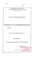 Luận văn web services và tích hợp ứng dụng   luận văn, đồ án, đề tài tốt nghiệp