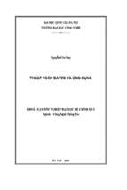 Khóa luận thuật toán bayes và ứng dụng   luận văn, đồ án, đề tài tốt nghiệp