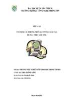 Luận văn ứng dụng các phương pháp, nguyên tắc sáng tạo để phát triển máy tính   luận văn, đồ án, đề tài tốt nghiệp