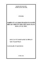 Khóa luận nghiên cứu giải pháp tìm kiếm tài nguyên hiệu quảtheo tên miền trên mạng ngang hàng có cấu trúc   luận văn, đồ án, đề tài tốt nghiệp