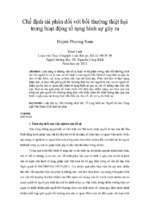 Chế định tài phán đối với bồi thường thiệt hại trong hoạt động tố tụng hình sự gây ra