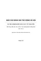 Bc danh gia tac dong xa hoi