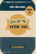 Giải đề toeic 990 phần 5 (thầy tiến chung)