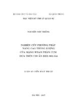 Nghiên cứu các giải pháp nâng cao thông lượng mạng wban phân cụm dựa trên chuẩn ieee 802.15.6