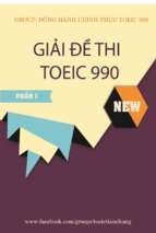 Giải Đề Thi Toeic 990  phần 1