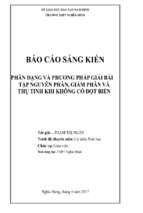 Sáng kiến phân dạng và phương pháp giải bài tập nguyên phân, giảm phân và thụ tinh khi không có đột biến