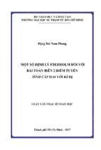 Một số định lý fredholm đối với bài toán biên 2 điểm tuyến tính cấp hai với kì dị