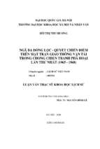 Ngã ba đồng lộc  quyết chiến điểm trên mặt trận giao thông vận tải trong chống chiến tranh phá hoại lần thứ nhất (1965 1968)