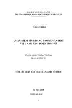 Quan niệm tính đảng trong văn học việt nam giai đoạn 1945 1975