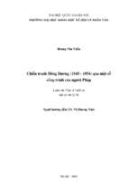 Chiến tranh đông dương (1945   1954) qua một số công trình của người pháp