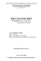 Sáng kiến kinh nghiệm nâng cao chất lượng dạy học phân môn luyên từ và câu ở lớp 4