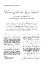 Quyền đi qua không gây hại của tàu quân sự nước ngoài trong lãnh hải theo quy định của pháp luật quốc tế và việt nam