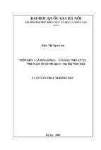 Tiếp biến văn hóa đông – tây đầu thế kỷ xx nhìn từ góc độ báo chí, qua trường hợp phan khôi