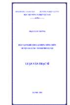 đào tạo nghề cho lao động nông thôn huyện gia lâm   thành phố hà nội