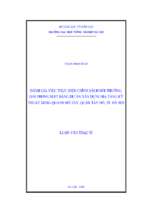 đánh giá tình hình thực hiện chính sách bồi thường, giải phóng mặt bằng dự án xây dựng hạ tầng kỹ thuật xung quanh hồ tây thành phố hà nội