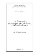 Về sự tồn tại nghiệm và phương pháp chiếu giải bài toán cân bằng đơn điệu mạnh